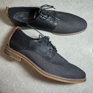 Black Dress Shoes Restoration Hayes Lace Up Mens Size 12 New